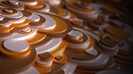 Thumbnail image for 3D Circle Steps (Orange) wallpaper