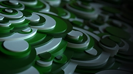 Thumbnail image for 3D Circle Steps (Green) wallpaper