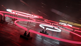Thumbnail image for Neon Rain (Red) wallpaper