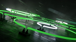 Thumbnail image for Neon Rain (Green) wallpaper