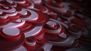 Thumbnail image for 3D Circle Steps (Red) wallpaper