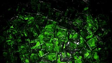 Thumbnail image for Ice Cubes (Bright Green) wallpaper