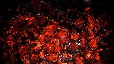 Thumbnail image for Ice Cubes (Orange) wallpaper
