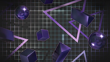 Thumbnail image for Retro Grid (Purple) wallpaper